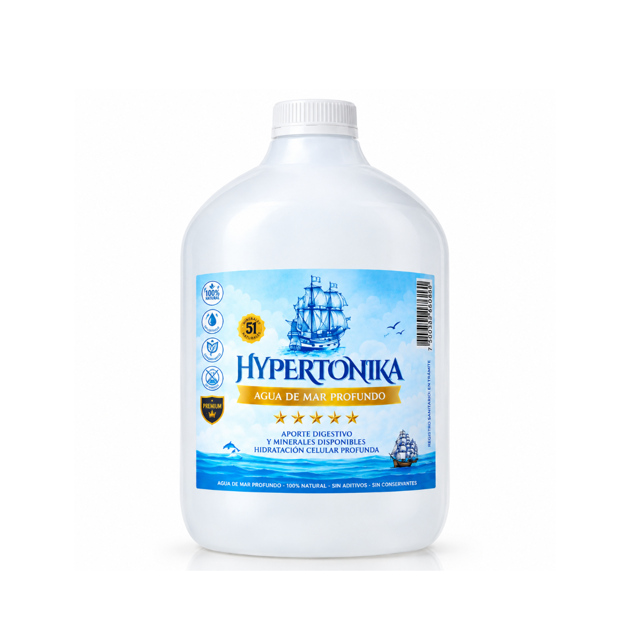 Galón de Agua de Mar Profundo 4 Lt