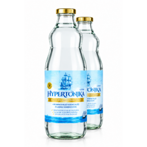Agua de Mar Profundo, 2 Botellas de vidrio de 1 Litro